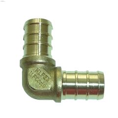 1\/2\" Barb Brass 90 Degree Elbow