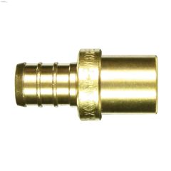 1\/2\" Barb x Male Sweat Brass PEX Adapter
