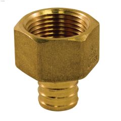 1\/2\" x 3\/4\" Barb x FPT Brass PEX Adapter