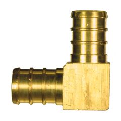 3\/4\" Barb Brass 90 Degree PEX Elbow