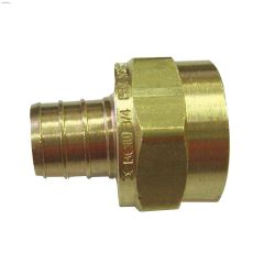 3\/4\" Barb x Swivel Brass PEX Female Adapter
