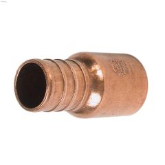 3\/4\" Barb x Male Sweat Brass PEX Adapter
