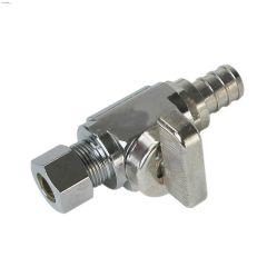1\/2\" Barb x 3\/8\" Compression PEX Straight Supply Stop