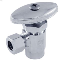 1\/2\" Solder x 3\/8\" Compression Angled Supply Stop