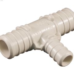 3\/4\" x 1\/2\" x 1\/2\" Plastic PEX Tee