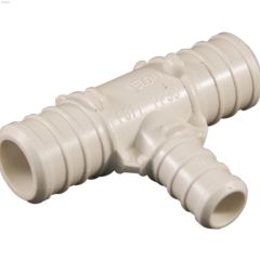 3\/4\" x 3\/4\" x 1\/2\" Plastic PEX Tee