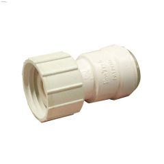 1\/2\" CTS x FPT Off-White Polysulfone Quick Connect Connector