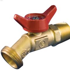 1\/2\" Male Brass Boiler Drain Hose Bib Valve