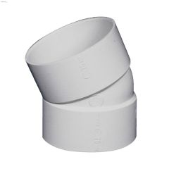 4\" Hub PVC 22-1\/2 Degree Sewer Elbow