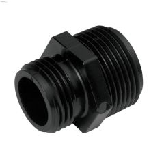 1\" MNPT x Hose Black Garden Hose Adapter