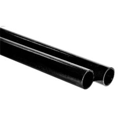 1-1\/4\" x 12' Black ABS Solid Wall Pipe