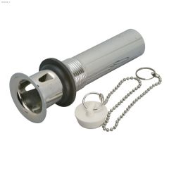 1-1\/4\" x 5\" Chrome Plated Sink Drain With Overflow