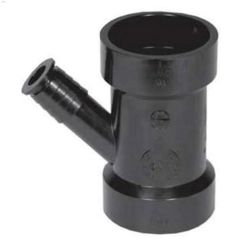 1-1\/2\" x 1-1\/2\" x 1\/2\" Hub ABS Dishwasher Wye