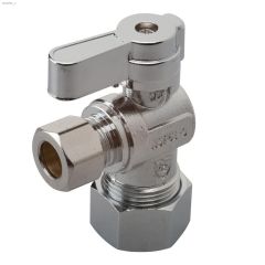 M-Line 3\/8\" x 5\/8\" Compression Angled Ball Shut-Off Valve