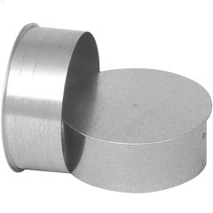 6\" Galvanized 30 ga. End Cap