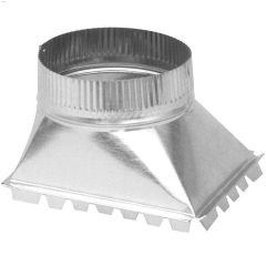 4\" Galvanized 30 ga. Side Take-Off