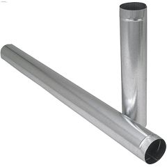 4\" x 60\" Galvanized 30 ga. Pipe