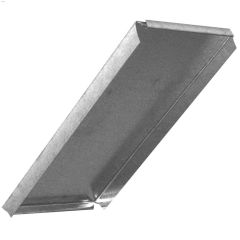 8\" x 14\" Galvanized 30 ga. Blind End Cap