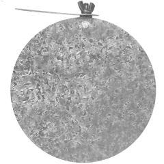 5\" Galvanized 26 ga. Damper With Key