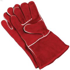 Red Leather Universal Gloves