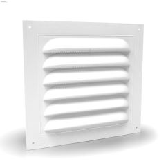 Duraflo 8\" x 8\" White Square Gable Vent