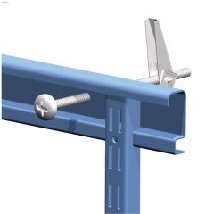 ShelfTrack\u00ae 1\" x 8\" White Wall Anchor-5\/Pack
