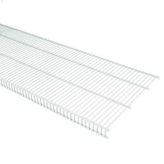 72\" x 16\" White Steel Close Mesh