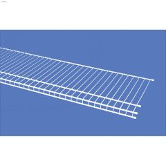 SuperSlide\u00ae 96\" x 12\" White Steel Shelf