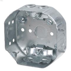 4\" x 1-1\/2\" Rugged Metallic L Octagon Device Box