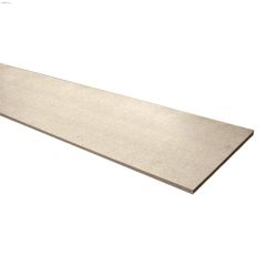 12\" x 1\/2\" x 96\" Natural Medium Density Fiberboard Shelf