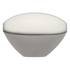 1-7\/16\" x 11\/16\" Polished Nickel Wisteria Cabinet Knob