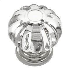 1-1\/8\" Crysacrylic Crystal Palace Cabinet Knob