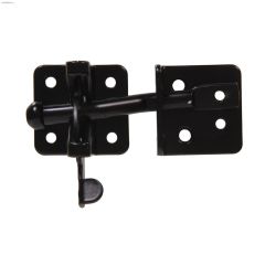 Black Self-Adjusting Gate Latch