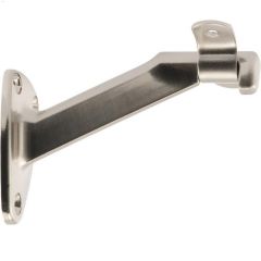 Satin Nickel Extended Neck Handrail Bracket