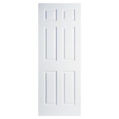 36" x 80" 6-Panel Prehung Left Interior Door