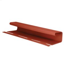 12' x 0.917\" Burnt Orange Designer 5\/8\" J-Trim Channel