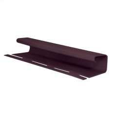 12' x 0.917\" x 1-3\/4\" Eggplant Designer 5\/8\" J-Trim Channel