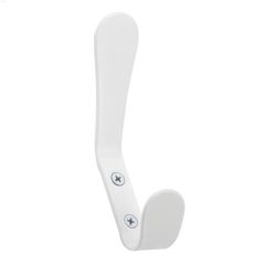 2-1\/16\" White Single Bulb Hook