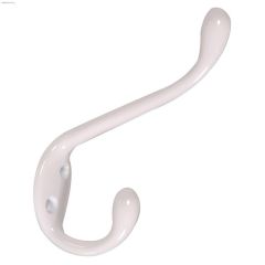 White Heavy Duty Garment Hook