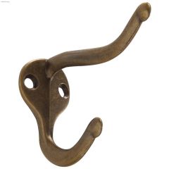 Antique Brass Coat\/Hat Hook