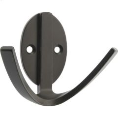 Oil Rubbed Bronze Ornamental Double Robe Hook