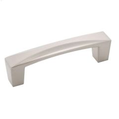 3\" Satin Nickel Crest Cabinet Pull