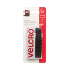 3-1\/2\" x 3\/4\" Black Velcro Sticky Back Tape