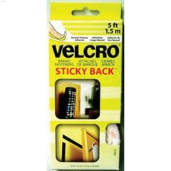 5' x 3\/4\" Black Velcro Sticky Back Tape