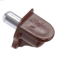 1\/4\" Brown Plastic Shelf Pin-20\/Pack