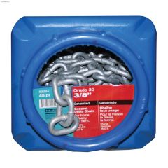 3\/8\" x 45' Hot Dipped Galvanized Proof Coil Chain