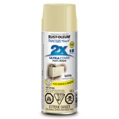 2X 340 g Aerosol Heirloom White Ultra Cover Spray Paint