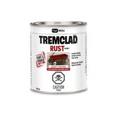 Tremclad 946 mL Can Flat White Oil-Based Rust Paint
