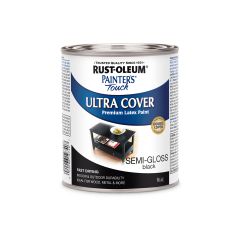 Painter's Touch 946 mL Can Semi-Gloss Black Brush-On Paint