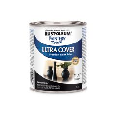 Painter's Touch 946 mL Can Flat Black Brush-On Paint